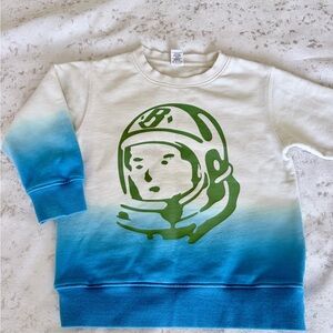 Billionaire Boys Club Blue and Green Astronaut Sweatshirt